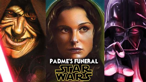 why padme appeared pregnant during her funeral darth vader and more star wars analysis youtube