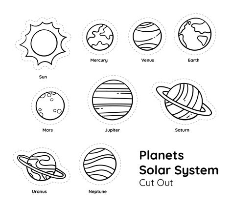 planet cut outs    printables printablee