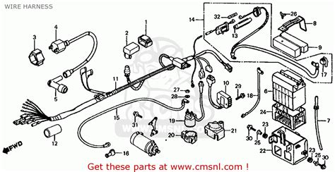 ignition wireing diagram    honda rancher  wiring diagram schematic
