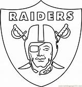 Raiders Coloring Logo Oakland Nfl Pages Printable Coloringpages101 Color Kids Sports Print Online sketch template