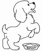 Coloring Pages Dog Biscuit Clipartbest Puppy Clipart sketch template