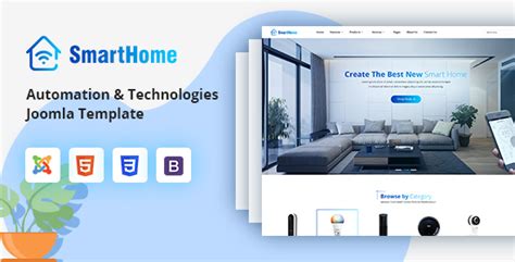 smarthome smart home automation technologies joomla template  smartaddons