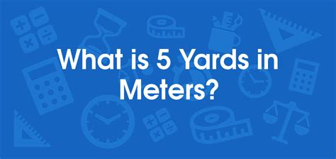yards  meters convert  yd