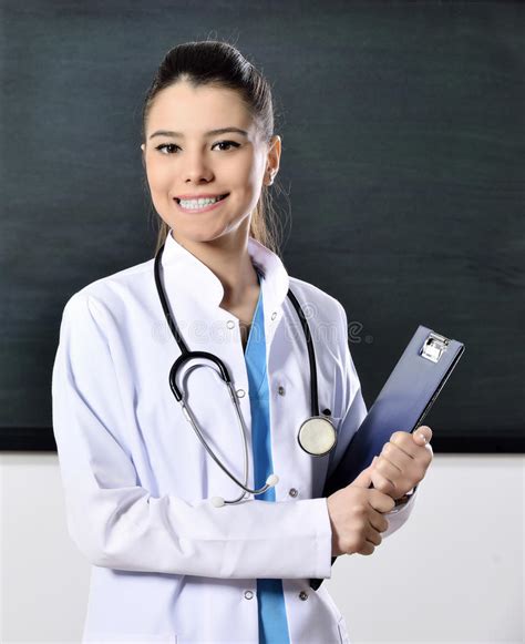 female doctor woman teaching at medical school stock image image of education board 39034483