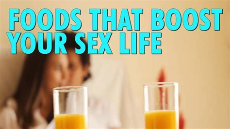 Top 3 Food To Boost Sex Life Youtube