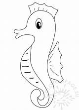 Ocean Cute Seahorse Cartoon Coloring Animal Reddit Email Twitter sketch template