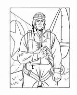 Coloring Pages Veterans War Army Ww2 Soldier Color Soldiers American Pilot Drawing Kids Sheets Print Sketch Popular Printable Holidays Christmas sketch template