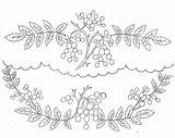 Broderie sketch template