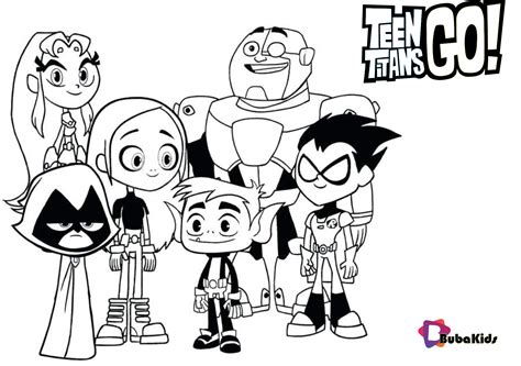 coloring pages  teen titans