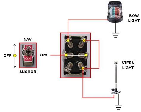 bow  stern light wiring    hull truth boating  fishing forum