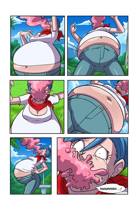 bulma buu girl inflation by axel rosered body inflation