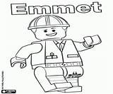 Lego Movie Emmet Coloring Pages Character Printable Lord Business sketch template
