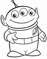 Toy Story Coloring Pages Alien Para Colorear Disney Drawing Dibujos Rocks Printable Characters Colouring Theme Pintar Aliens Birthday Sheets Party sketch template