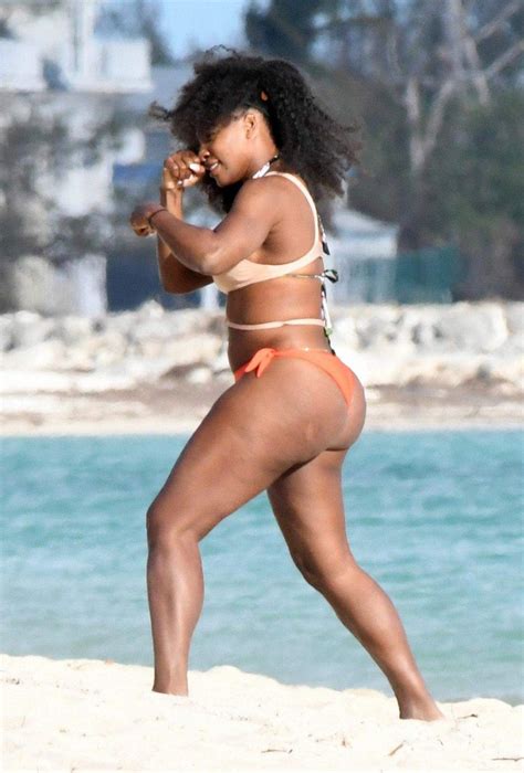 Serena Williams In Bikini At Beach In Bahamas 11 09 2016