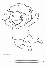 Jumping Wecoloringpage sketch template