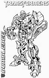 Transformers Coloring Pages Bumblebee sketch template