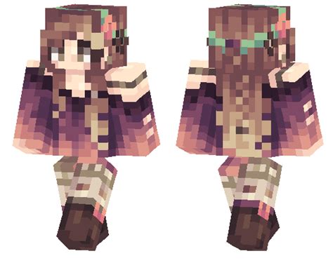 Flower Girl Minecraft Pe Skins