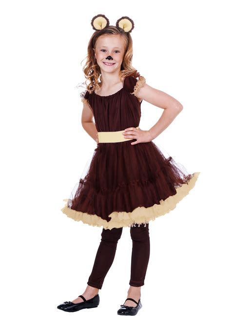 child girls bear costume