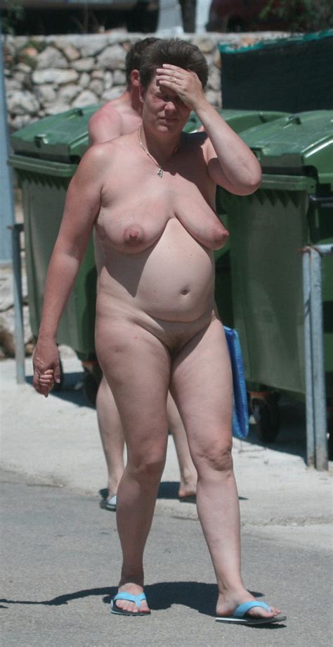 happy fat grannies enjoing a nude sun bath chubby naturists swing beach