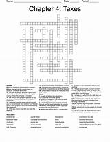 Taxes Crossword Chapter Wordmint Created Puzzle sketch template