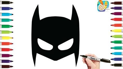 draw mask  batman coloring pages coloring pages  kids