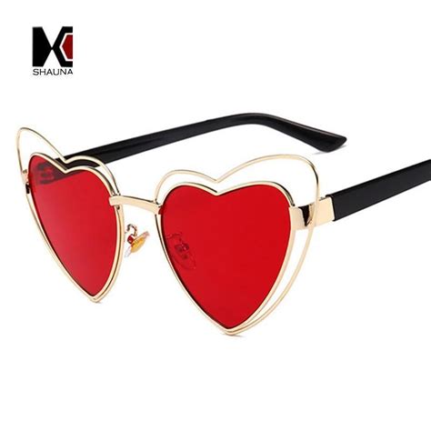 womens heart shape wire frame sunglasses astroshadez wire frame
