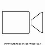 Coloring Pages Camera Movie sketch template