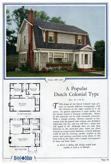 dutch colonial bilt  catalog   dutch colonial homes colonial house