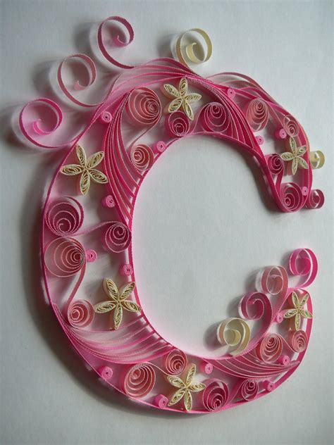 paper quilled  arte quilling quilling letters paper quilling