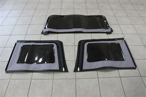 jeep wrangler jk  door soft top tinted window kit set   mopar oem ebay