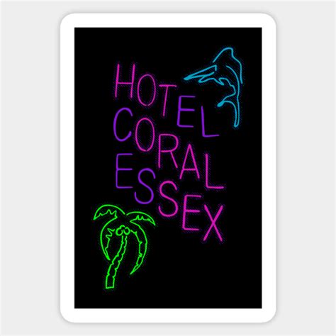 hotel coral essex revenge   nerds sticker teepublic