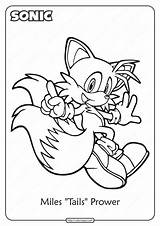 Tails Prower sketch template