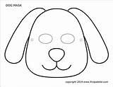 Mask Dog Printable Puppy Masks Firstpalette Template Templates Coloring Animal Kids Paper Pages Dogs Six Craft Color Choose Board Duck sketch template