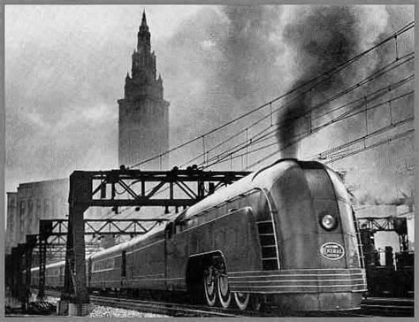 1930 s nyc mercury steam locomotive new york central railroad train