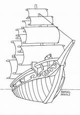 Drawing Caravel Portuguese Ship Galleon Easy Ships Drawings Simple Poster Deviantart Sketch Inspiration Scad Coloring Designs Pirate Sailing Getdrawings Choose sketch template