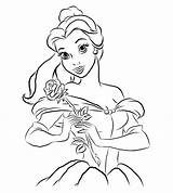 Belle Princess Drawing Outline Disney Coloring Pages Drawings Princesses Draw Sök På Google Printable Deviantart Paintingvalley Choose Board Colors sketch template