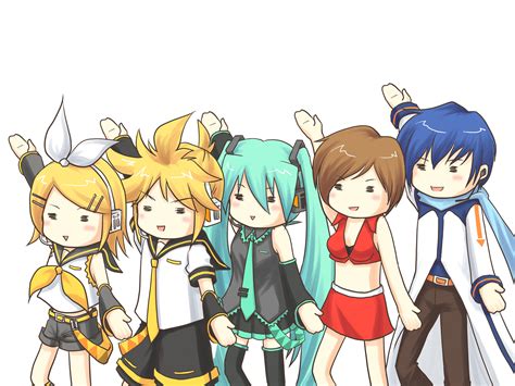 hatsune miku kagamine len kagamine rin kaito meiko