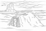 Monument Designlooter Hogan Navajo sketch template