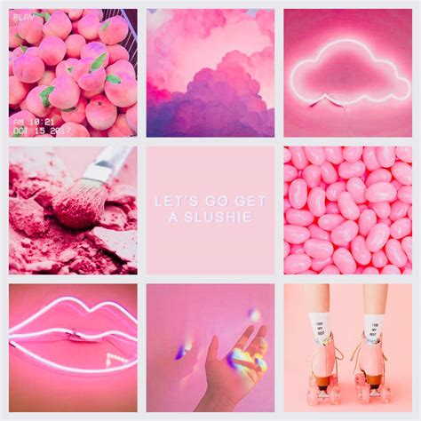 light pink  hot pink aesthetics simply aesthetic amino