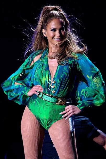 Jennifer Lopez Versace Dress Jennifer Lopez On Stage