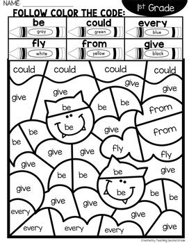 st grade sight word coloring pages coloring pages