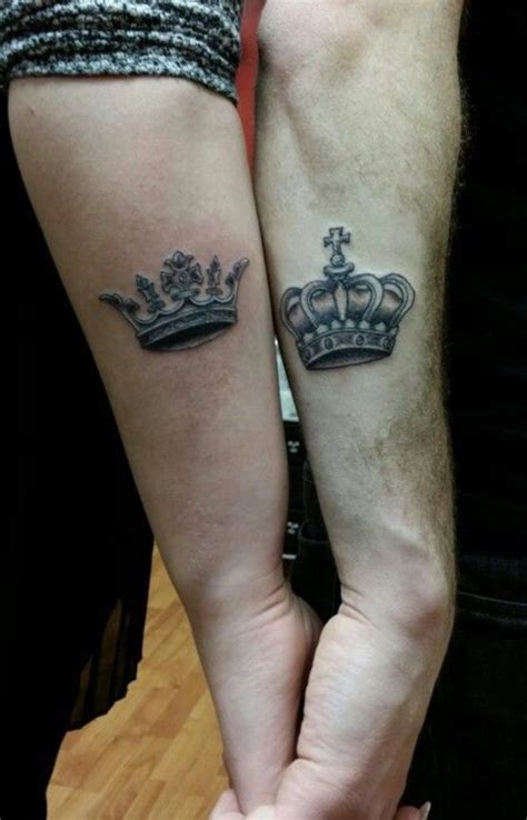 Pin On King And Queen Tattoos For Men
