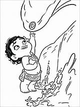 Te Fiti Coloring Pages Moana Getdrawings sketch template
