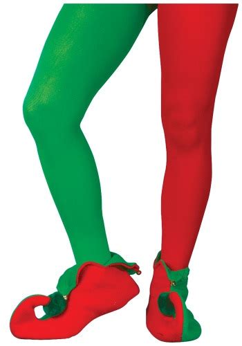 Christmas Elf Tights Adult Jester Costume Leggings