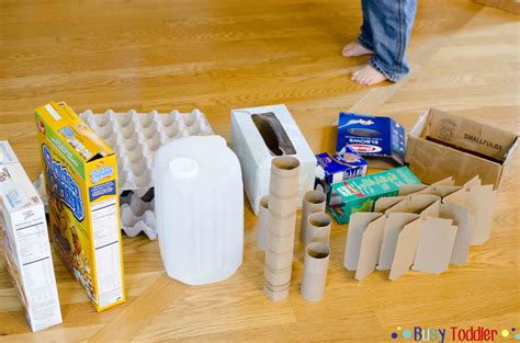 recycled building stem activity busy toddler