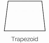 Trapezoid Shape Printable Sidebar Primary sketch template