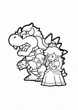 Coloring Pages Bowser Mario Koopalings Super Castle Bros Peach Print Printable Ages Color Kids Library Clipart Printables Coloringhome Comments Template sketch template