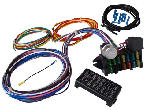circuit universal wiring harness muscle car hot rod street rod xl wires  ebay
