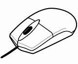 Clipart Mouse Computer Coloring Book Clip Pages Cliparts Library sketch template