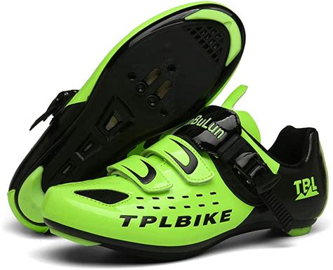 amazoncom sports mtb dirt cleat indoor cycling shoes  men speed road peloton bike spin